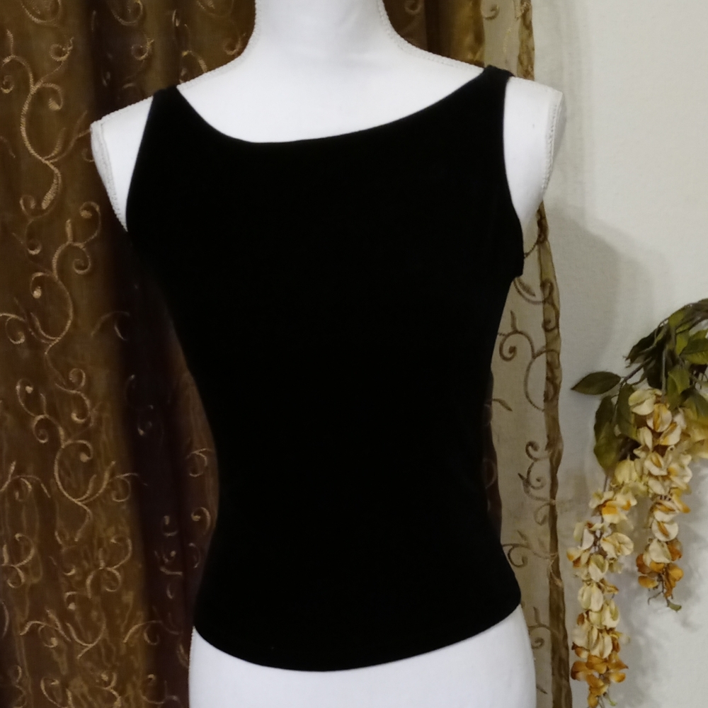 Black Velve stretchy material velvet